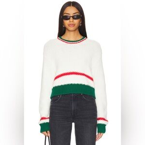 Show Me Your Mumu Stripe Cotton Knit Sweater Size M